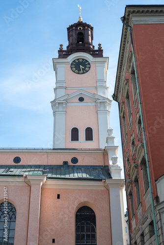 Exterior of the Storkyrkan in Stockholm, Stockholm, Sweden