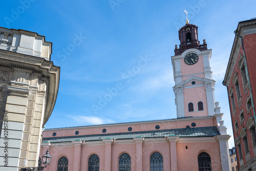 Exterior of the Storkyrkan in Stockholm, Stockholm, Sweden