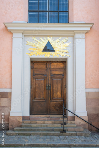 Exterior of the Storkyrkan in Stockholm, Stockholm, Sweden