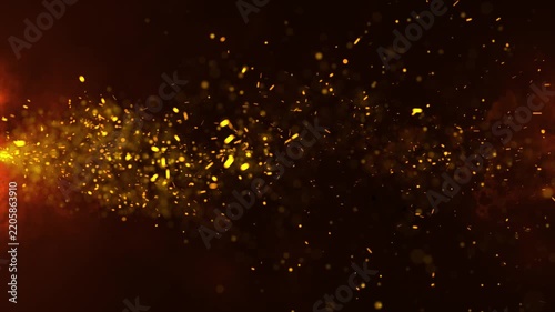 Realistic Burning Fire Particles with Red Hot Embers and Flying Sparks