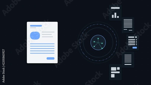 AI intelligent document processing automatically analyzing structural features to detect and classify an unknown digital document into a specific archetype.