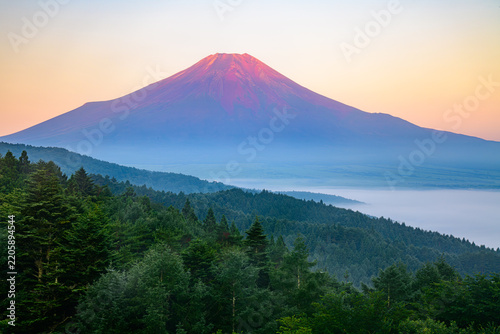 忍野村から富士山