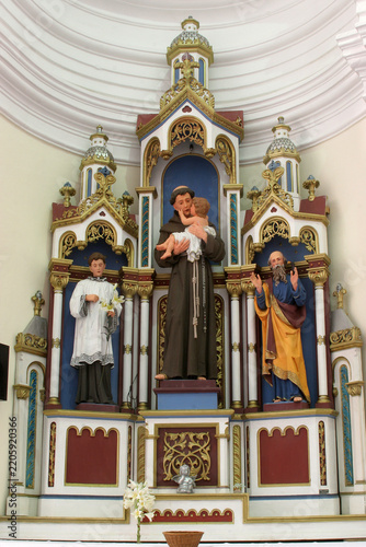 Altar of Saint Anthony of Padua in the parish church of the Holy Trinity in Trojstvo, Croatia