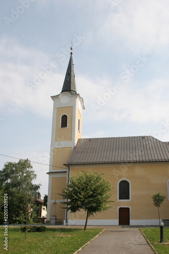 The parish church of the Holy Trinity in Rovisce Croatia