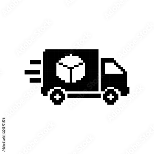 Fast express delivery cargo truck