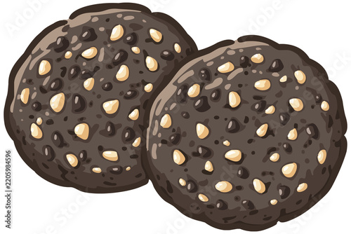 Set of Assorted Cookies with Different Flavors and Toppings