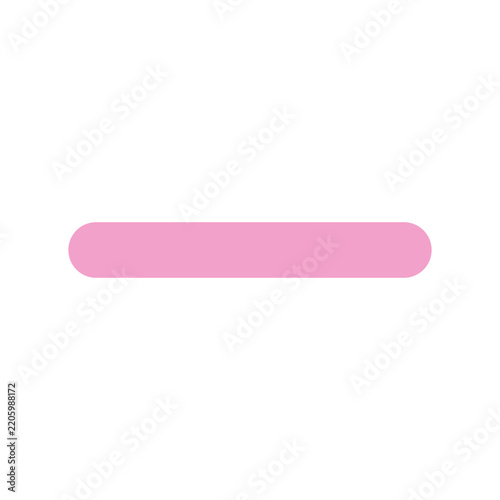 Pink Pastel Rounded Line Design Element
