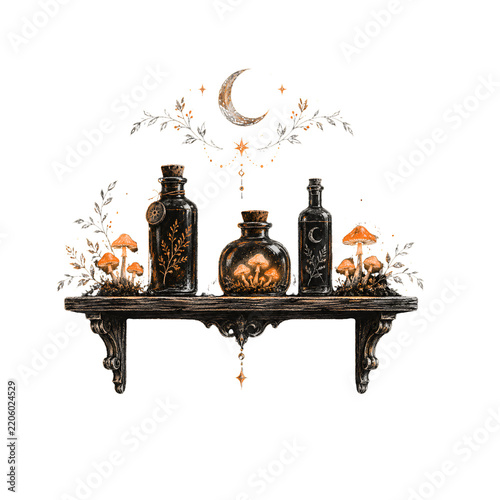 Halloween Fantasy Decorative Illustrations