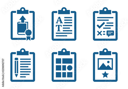 Clipboard Document Checklist And Survey Report Icon