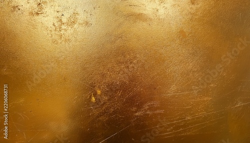 textured grunge gold metal surface with scratches and distressed look
