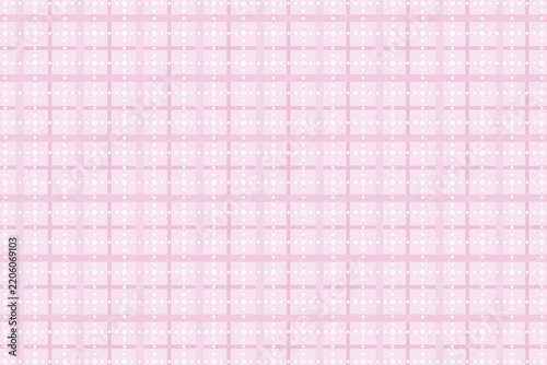 ピンクのチェック模様