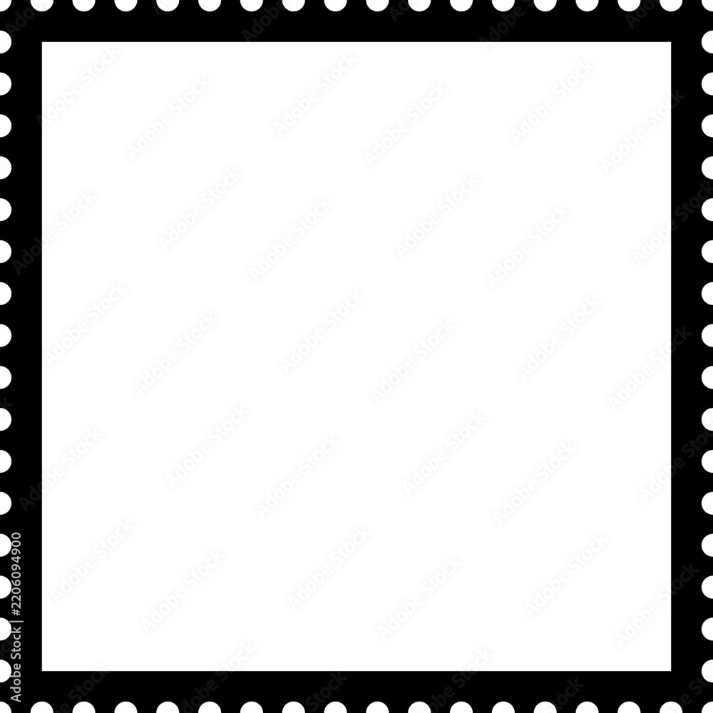 Obraz premium Square stamp frame