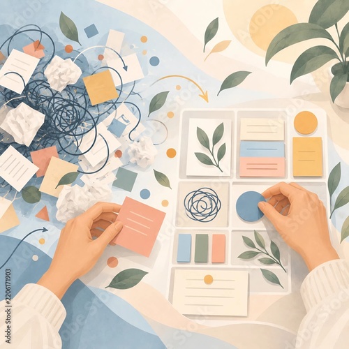 Creative Task Management and Workflow Organization Concept