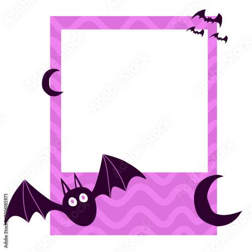 frame with a bat