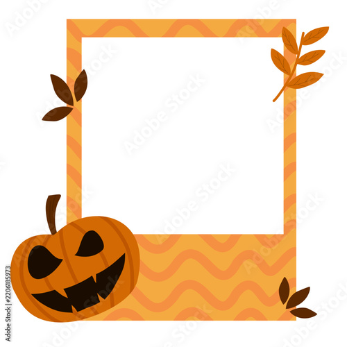 halloween pumpkin frame