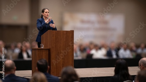 Sign Language Interpreter At Conference