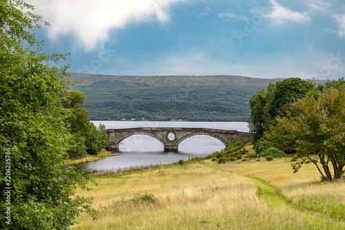 Old stone bridge near Inveraray in Scotland