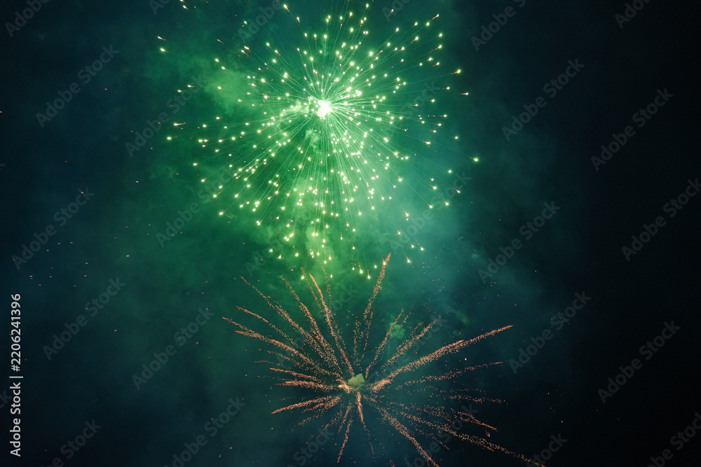 Fototapeta premium fireworks in the sky