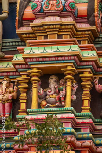 God Vinayagar statue at Arulmigu subramanyar Vada Thiruchendur Murugan temple, Poonamalle, Chennai, South India, India