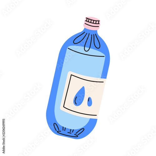 Plastic water bottle element