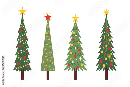 Christmas Tree Holiday Decorations Collection