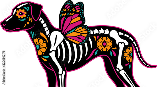 Day of the dead dog