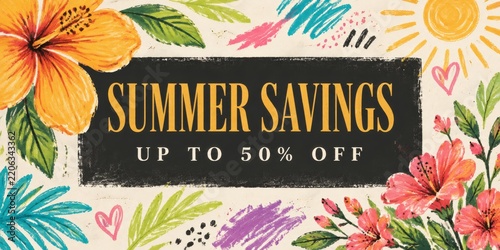 Summer Savings Event With Discounts up to 50 Percent