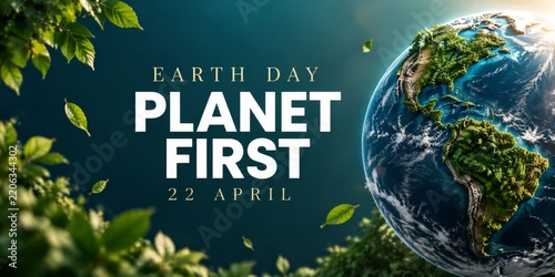 Earth Day Reminds People to Prioritize the Planet With the Message Planet Fir...