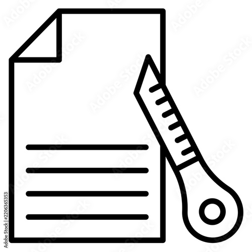 Paper Cutter Icon