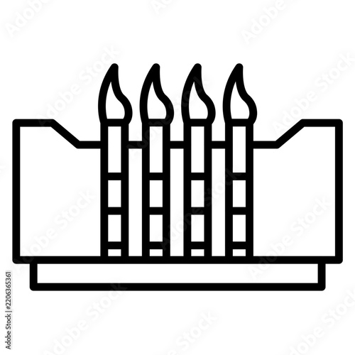 Pastel Crayons Icon