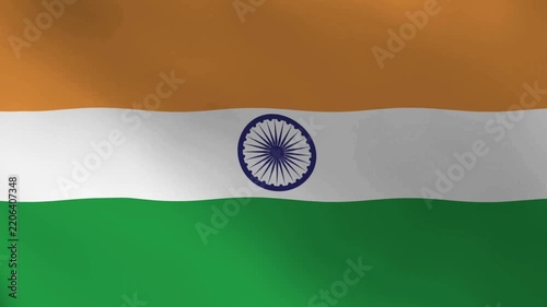 Waving Indian Flag in 4K, India National Flag