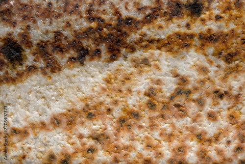 Brown and White Pottery Glaze