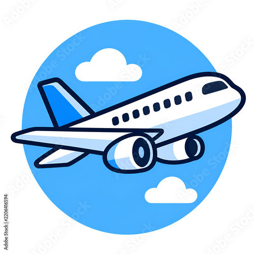 airplane in the sky