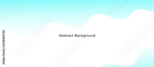 Abstract Blue and White Gradient Wavy Background