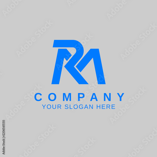 Dynamic Blue RM Initial Technology Monogram Concept
