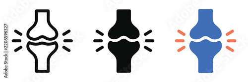 Joint Bone Medical Anatomy Icon