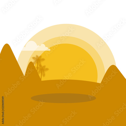 pyramids in the desert
