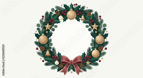 Elegant Luxury Christmas Wreath