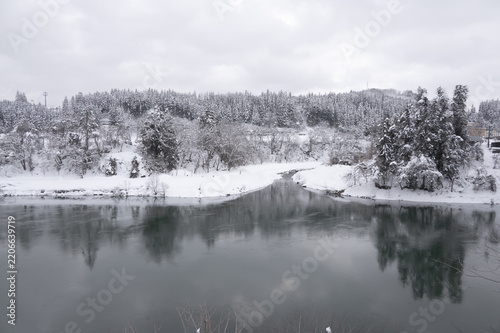 snow river