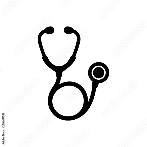 Medical Stethoscope Diagnostics Care Icon