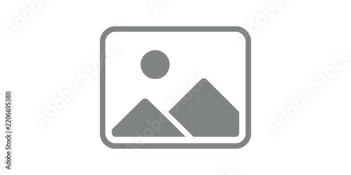 Fotografie Placeholder image icon simple design for photo or gallery display