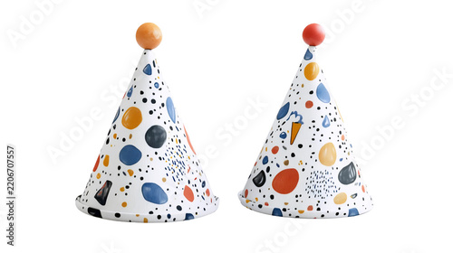 Twin Birthday Celebration Caps
