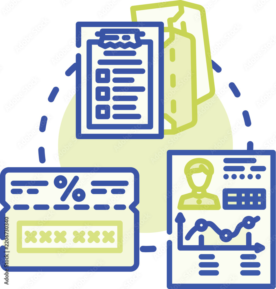 Fototapeta premium Disclosure based marketing involves analyzing user data and preferences from online platforms to deliver targeted advertising and personalized offers to potential customers
