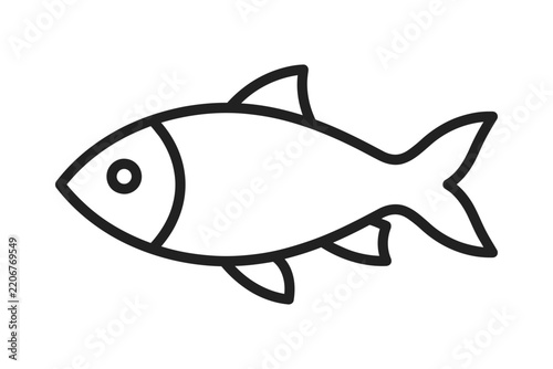 Fish Outline Icon