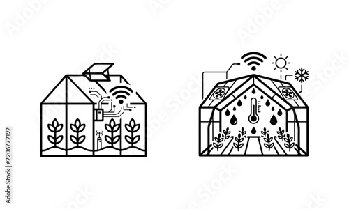 Smart Greenhouse Icons