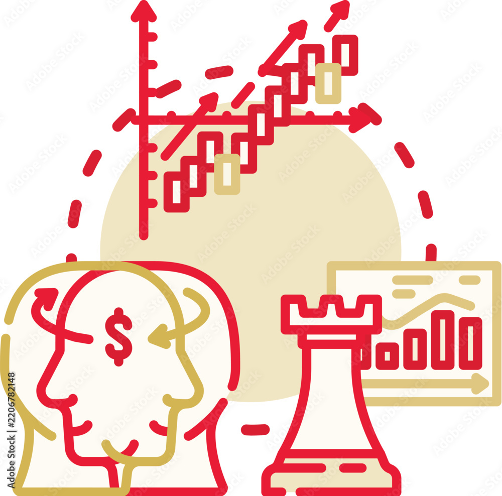 Fototapeta premium Executive business advisory concept showing consulting, analysis, investment, and financial management for business development, growth, and strategic planning