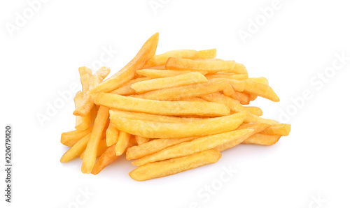 French fries isolated on transparent background. PNG