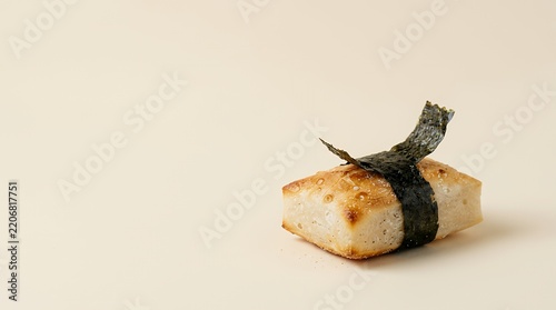 Obraz na płótnie 海苔を巻いた焼き餅