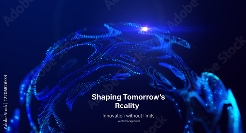 Abstract artificial intelligence vector background luminous data streams and network connections. Ideal for AI research, automation, SaaS and technology presentations of AI infrastructure