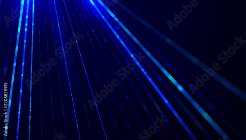 Glowing data particles dynamically assemble a 3d shape abstract digital vector background. Perfect for AI concepts, big data visualization, technology presentations for websites and corporate media